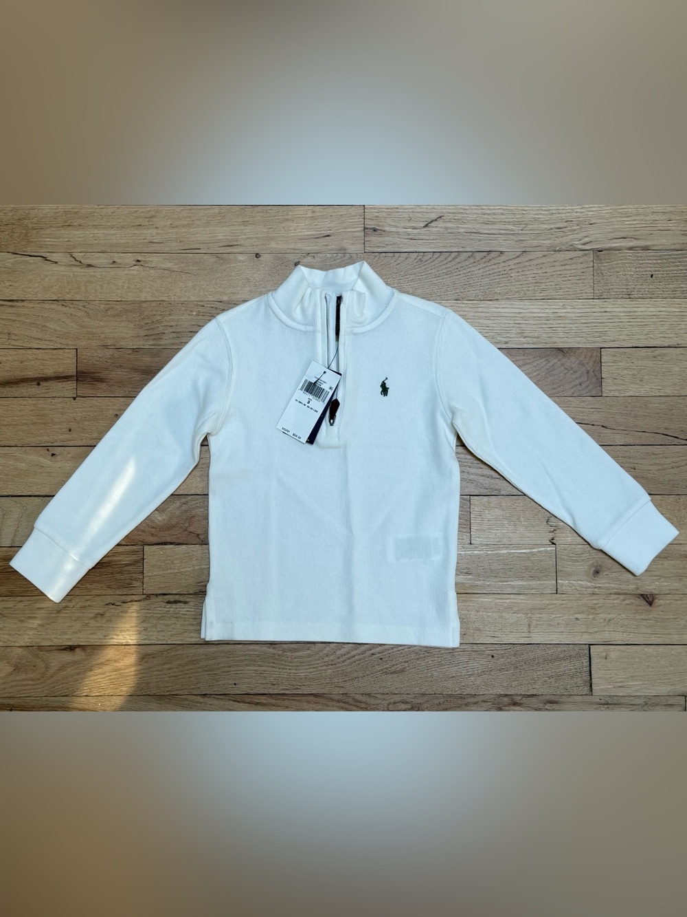 Polo Ralph Lauren Toddler Boys Cotton Interlock Quarter-Zip Pullover Quarter-Zip